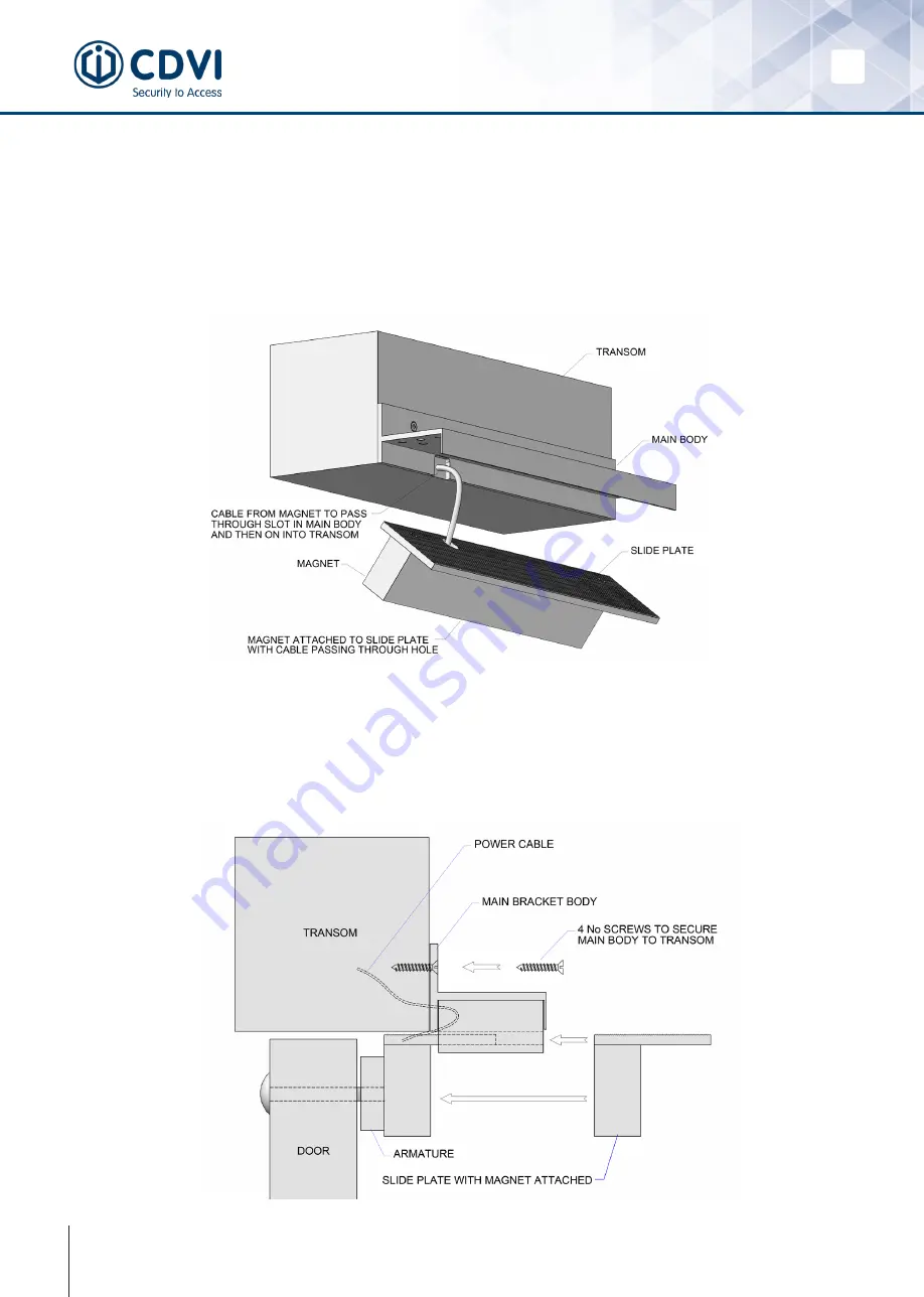 CDVI 300-LADJ Instructions For Use Manual Download Page 4