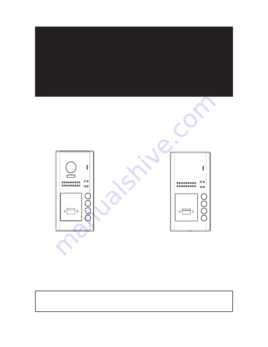 CDVI CD97-4ID User Manual Download Page 1