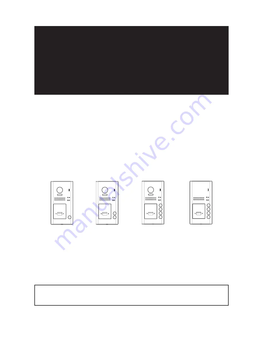 CDVI CDV17-97A User Manual Download Page 1