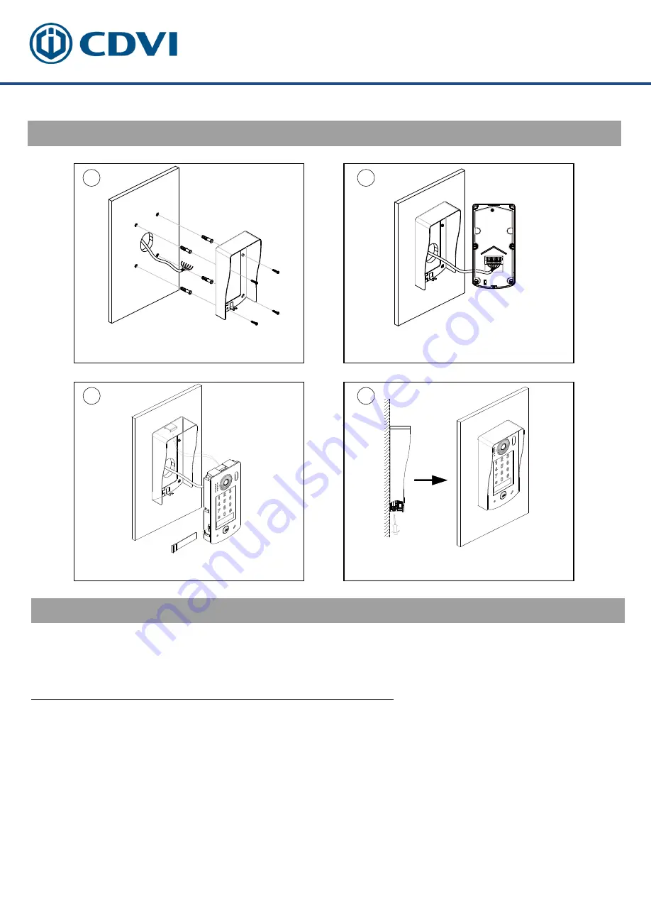 CDVI CDV4796KP-DX Manual Download Page 9