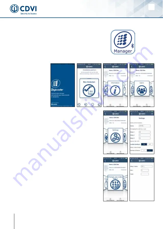 CDVI GALEO BT Manual Download Page 8