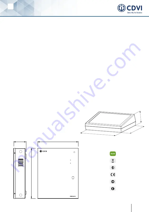 CDVI SASIC Manual Download Page 3