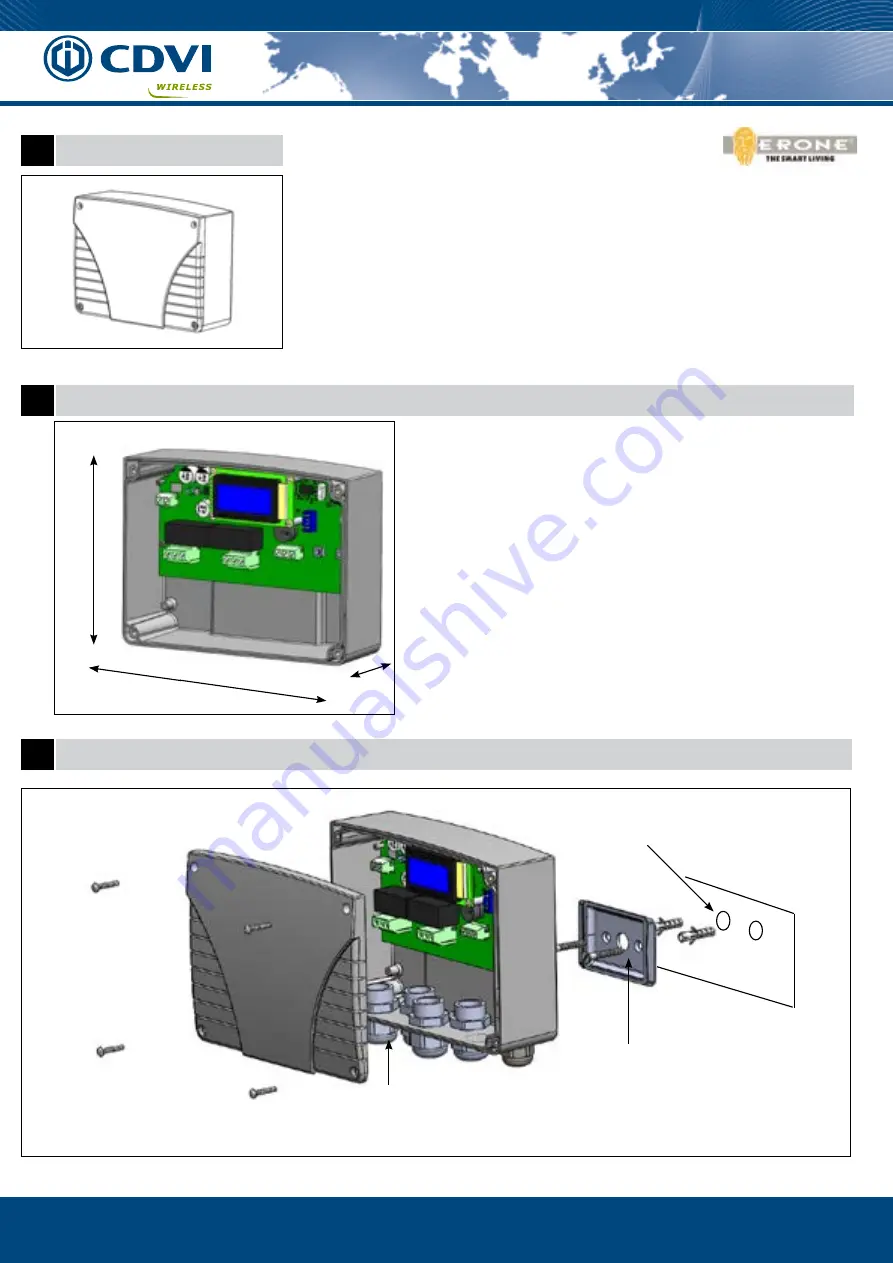 CDVI SEL2641R433-XPL2P Скачать руководство пользователя страница 1