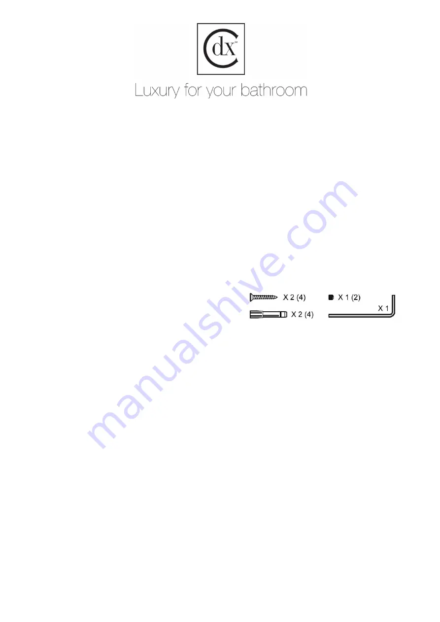 CDX Kensington QB552743 Fitting Instructions Download Page 1