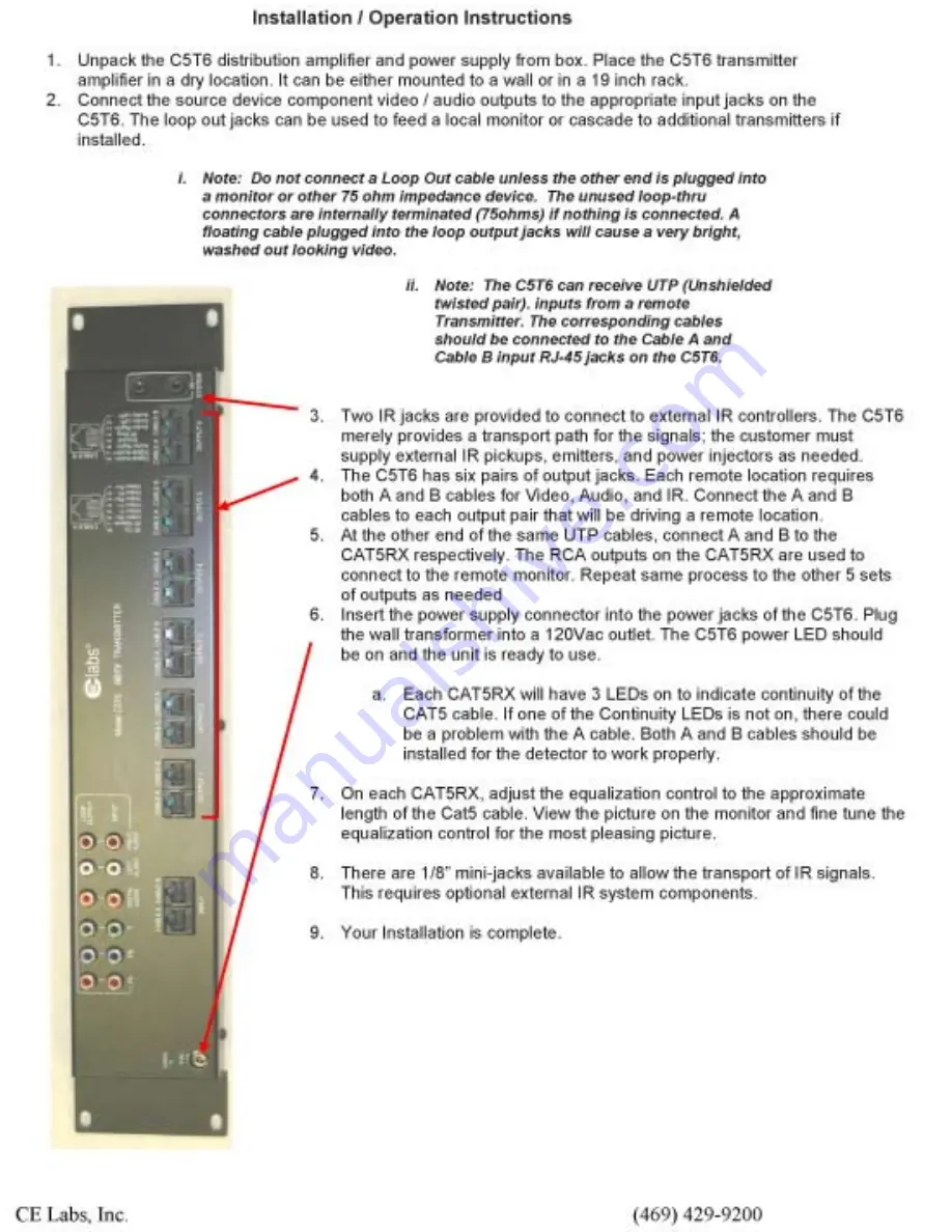 CE Labs C5T6 Скачать руководство пользователя страница 2