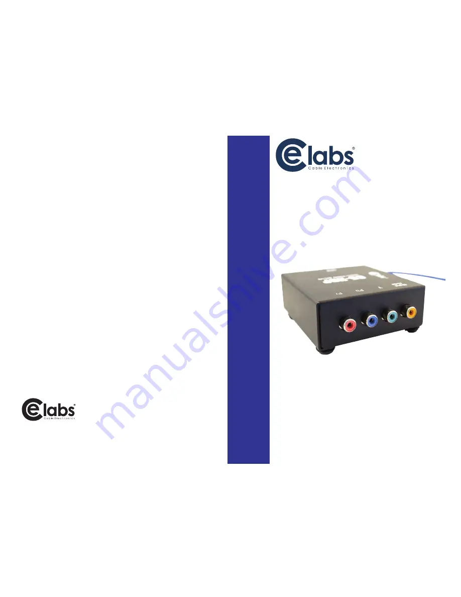 CE Labs CAT5 Balun Instruction Manual Download Page 1