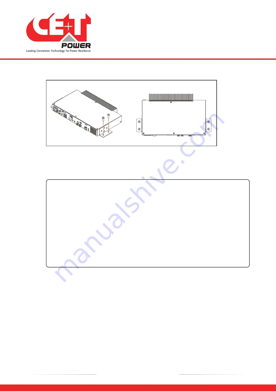 CE+T Power e-one 10 - 48/230 User Manual Download Page 12