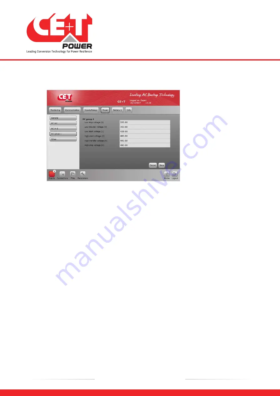 CE+T Power FLEXA 200 400/400 User Manual Download Page 35