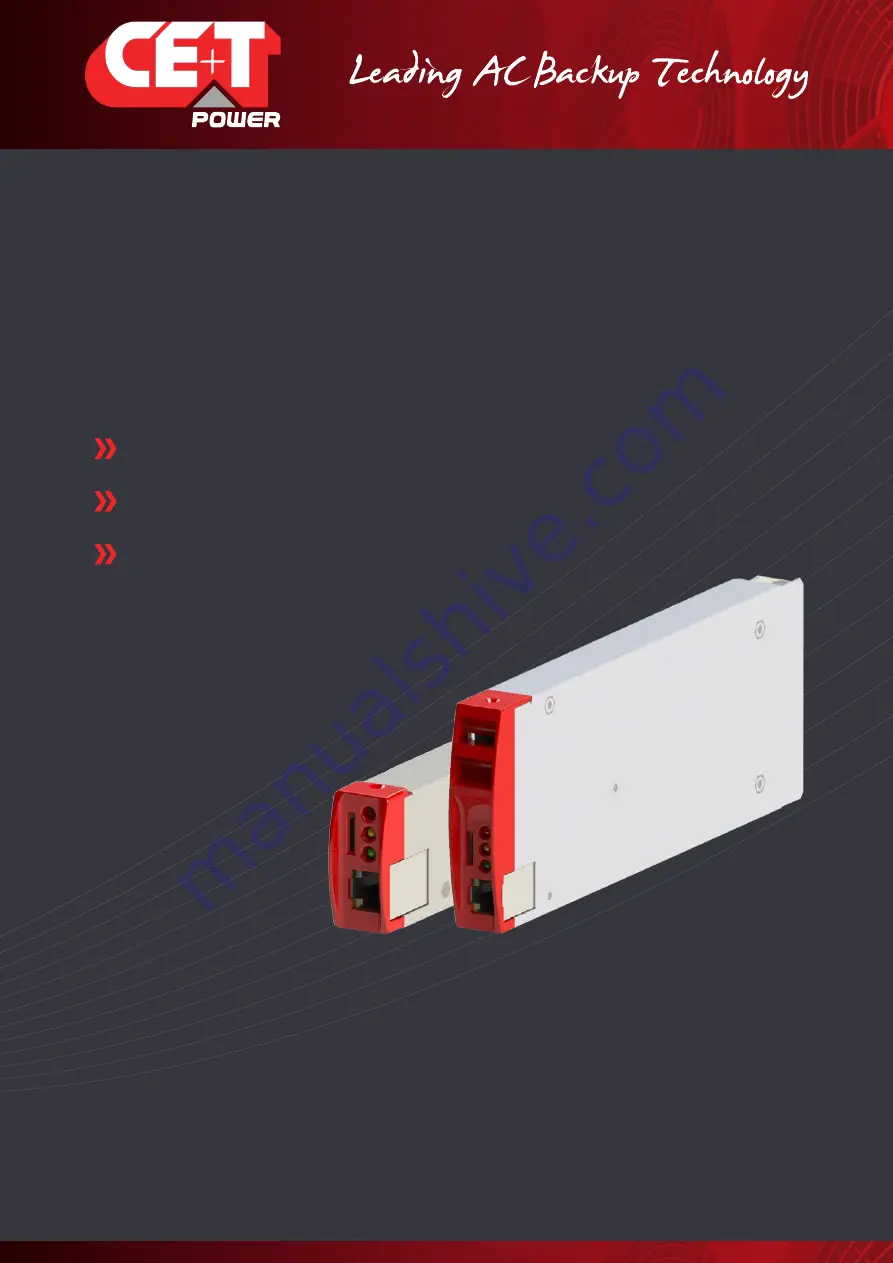 CE+T Power T2S-ETH Скачать руководство пользователя страница 1