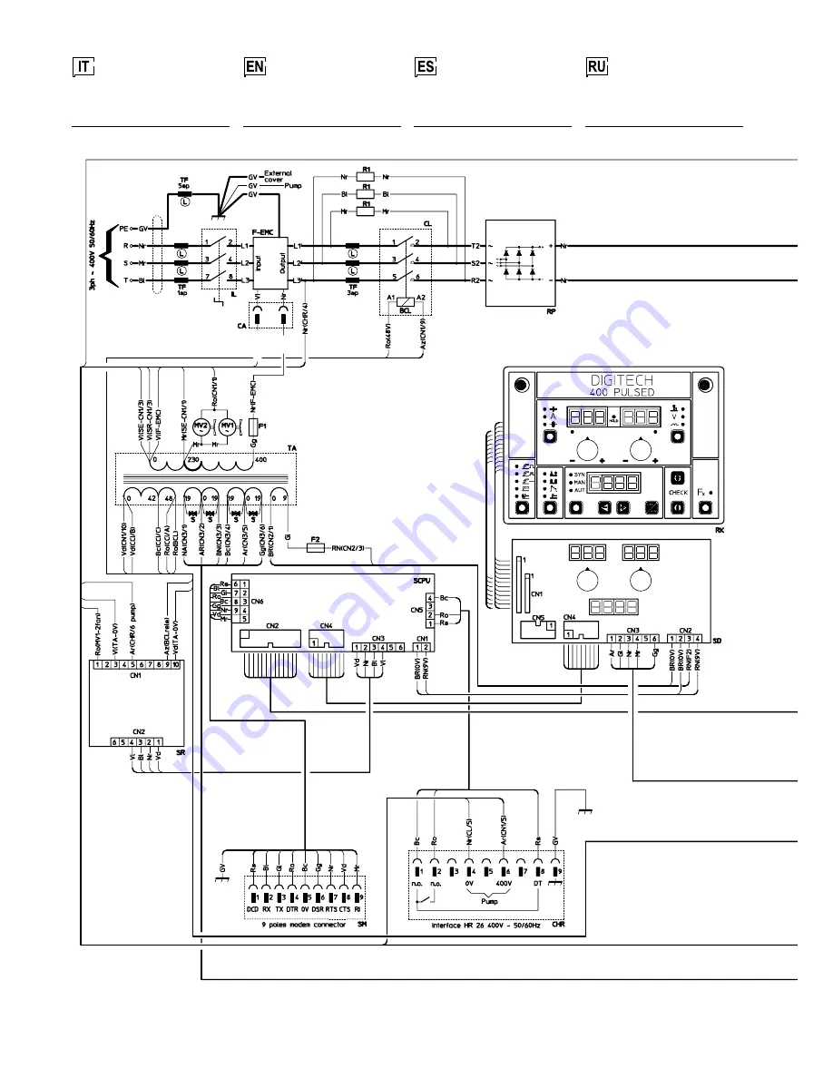 CEA DIGITECH 400 PULSED Скачать руководство пользователя страница 86