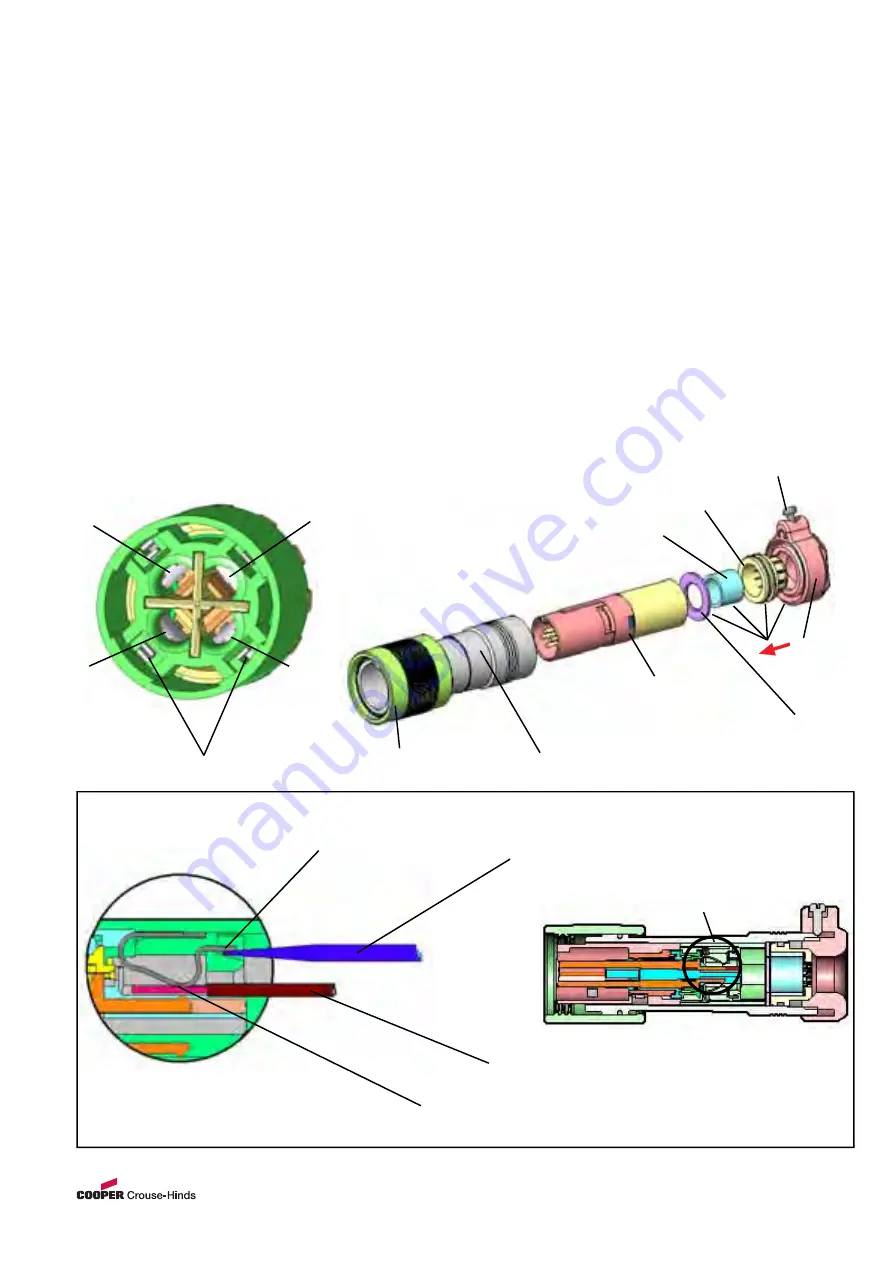 CEAG Cooper Crouse-Hinds GHG 57 Series Operating Instructions Manual Download Page 39