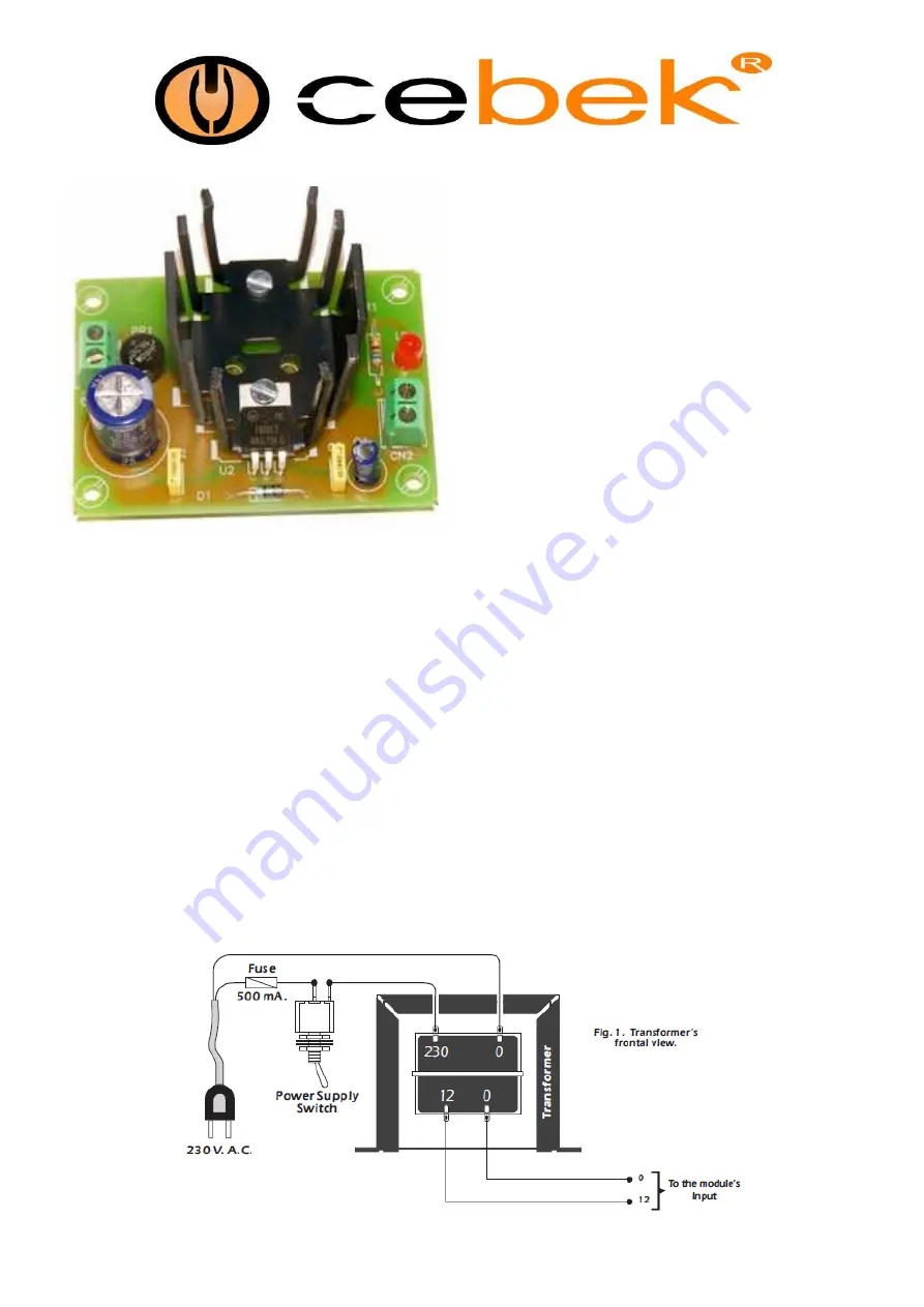 CEBEK FE-72 User Manual Download Page 1