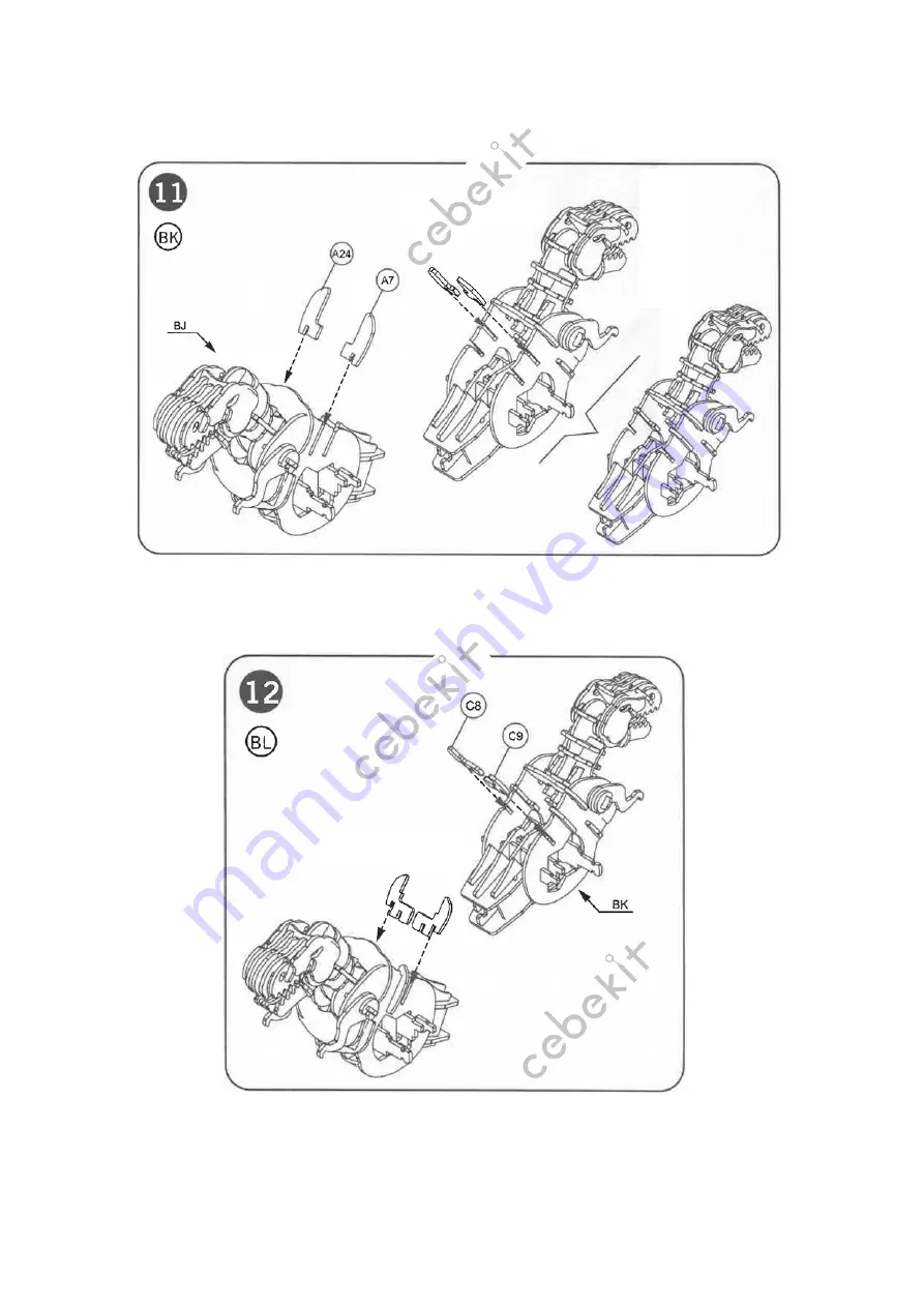 Cebekit C-9907 Assembly Instructions Manual Download Page 8