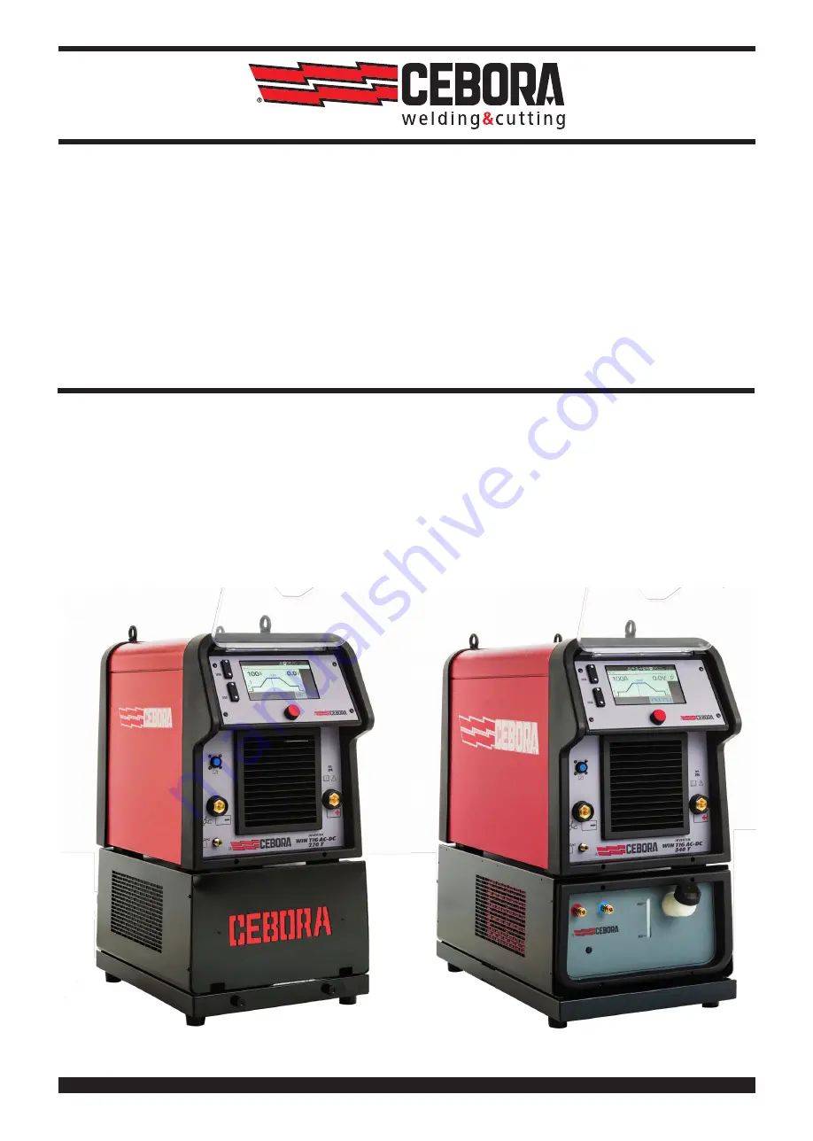 Cebora 380 PW Instruction Manual Download Page 1