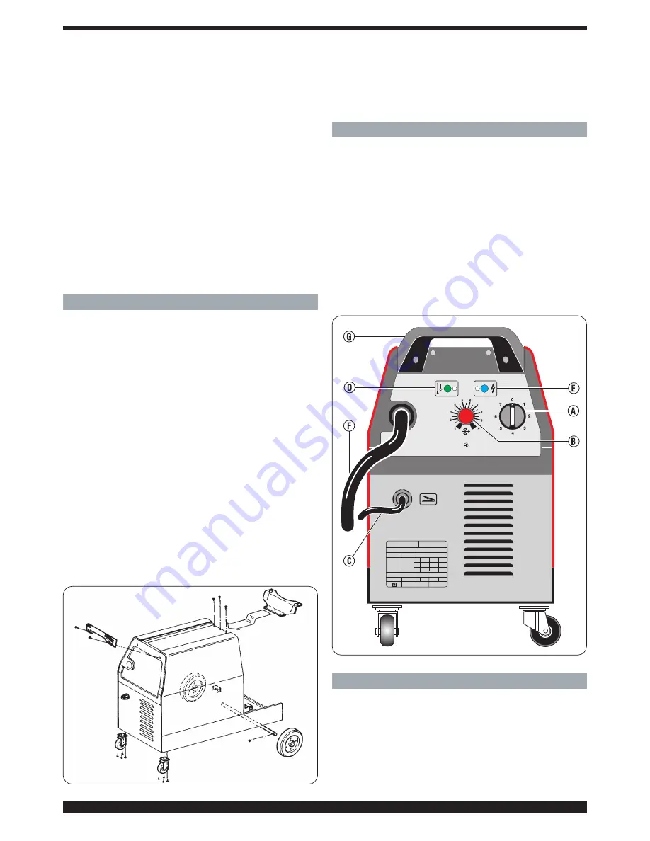 Cebora EVO 160 M COMBI Instruction Manual Download Page 2