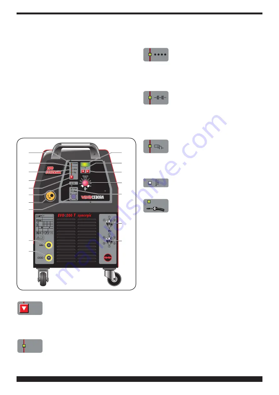 Cebora EVO 160 M Instruction Manual Download Page 12