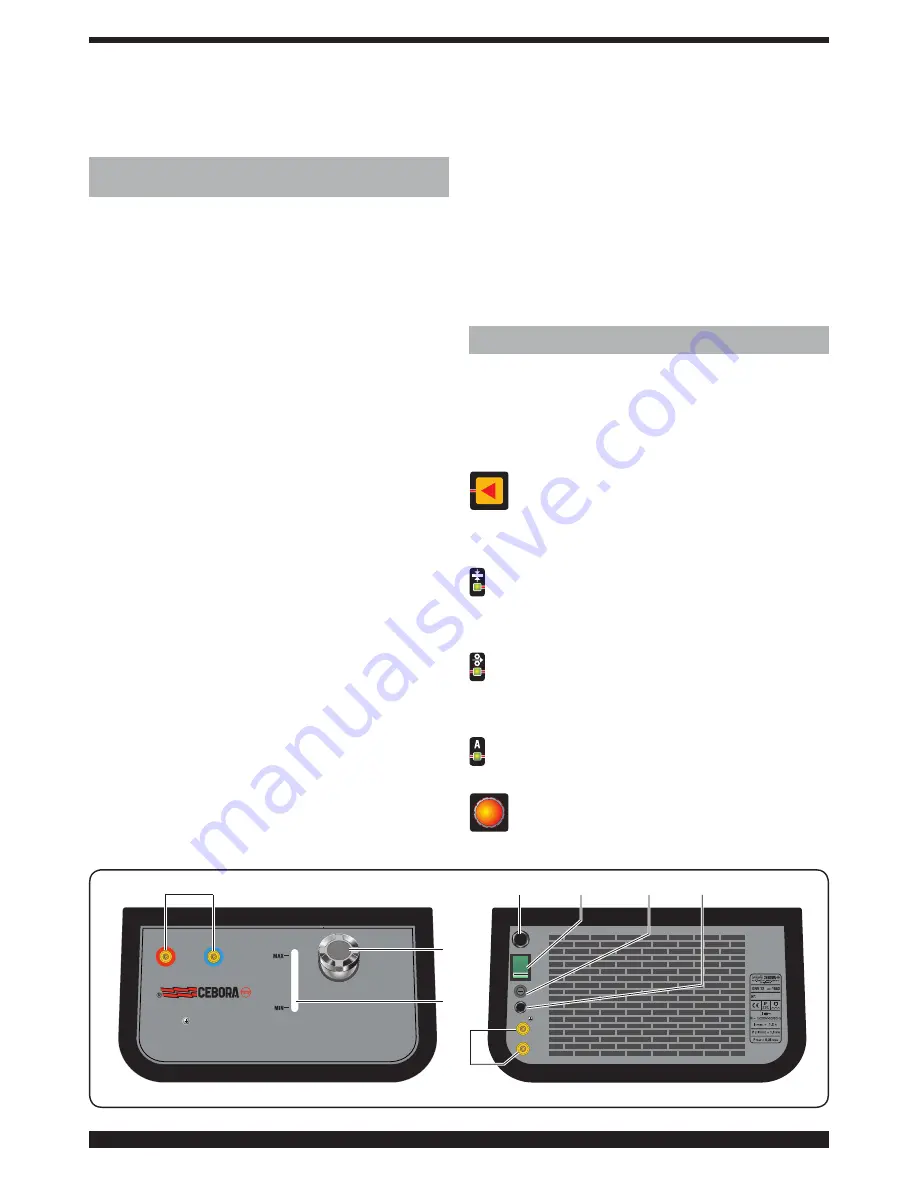 Cebora EVO SPEED STAR 380 TC Instruction Manual Download Page 113