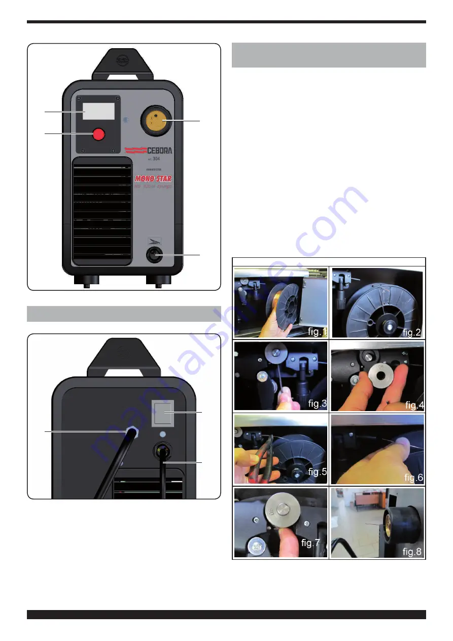 Cebora MONO STAR MIG 1620/M Instruction Manual Download Page 47