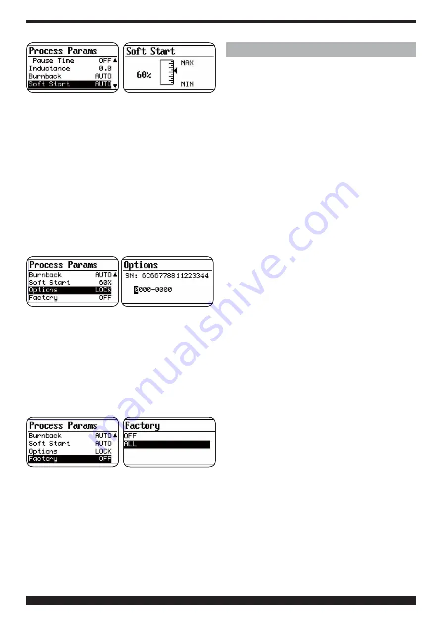 Cebora MONO STAR MIG 1620/M Instruction Manual Download Page 63