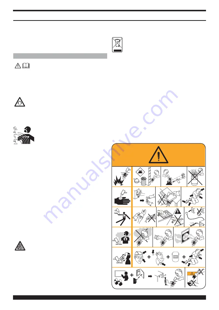 Cebora Plasma PROF 166 HQC Instruction Manual Download Page 38