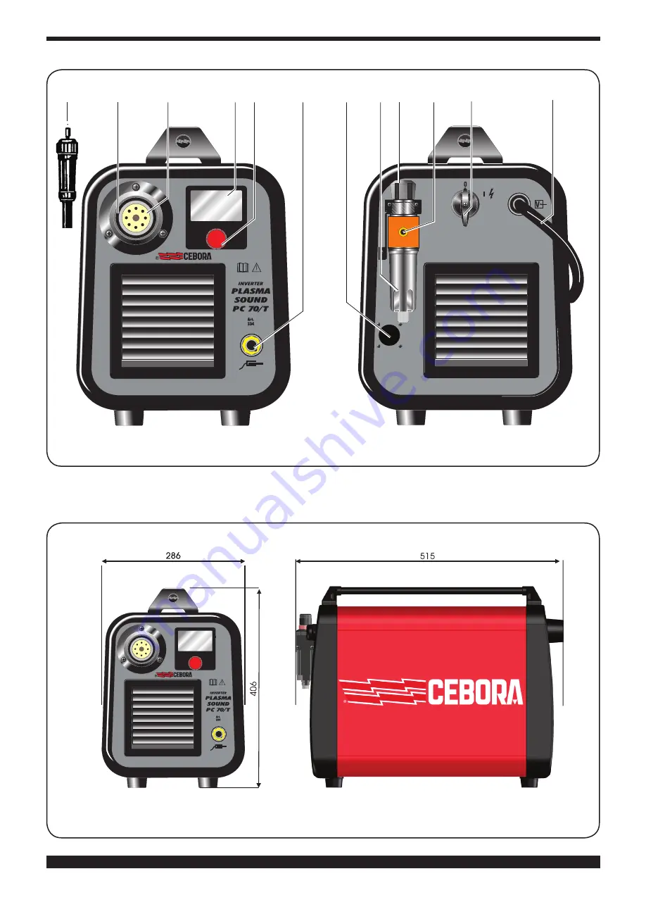 Cebora Plasma Sound PC 110/T Instruction Manual Download Page 29