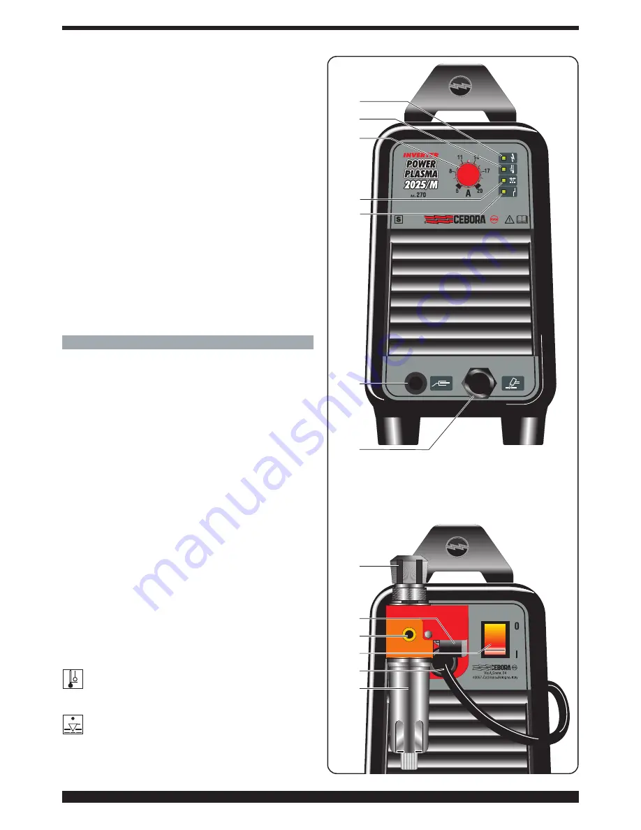 Cebora Power Plasma 2025/M Instruction Manual Download Page 2