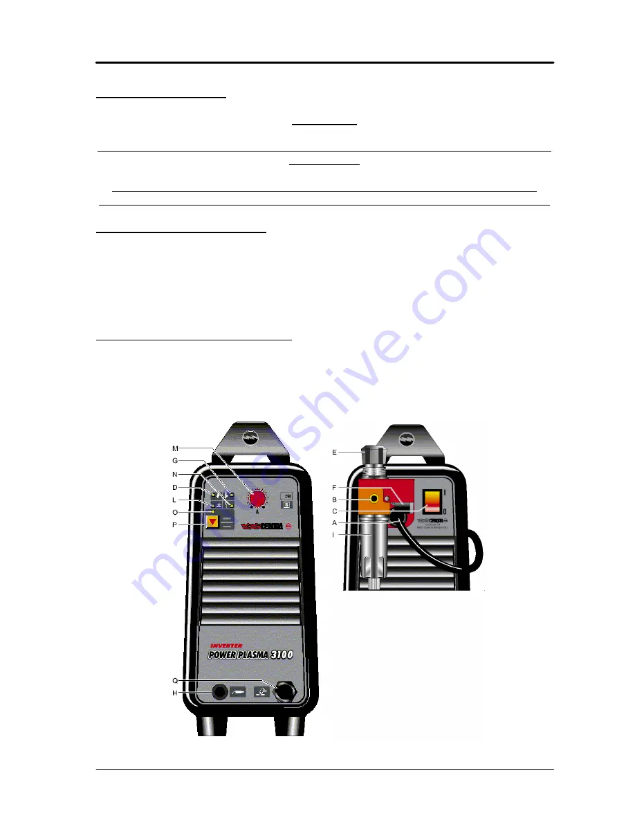 Cebora POWER PLASMA 3100 Service Manual Download Page 6