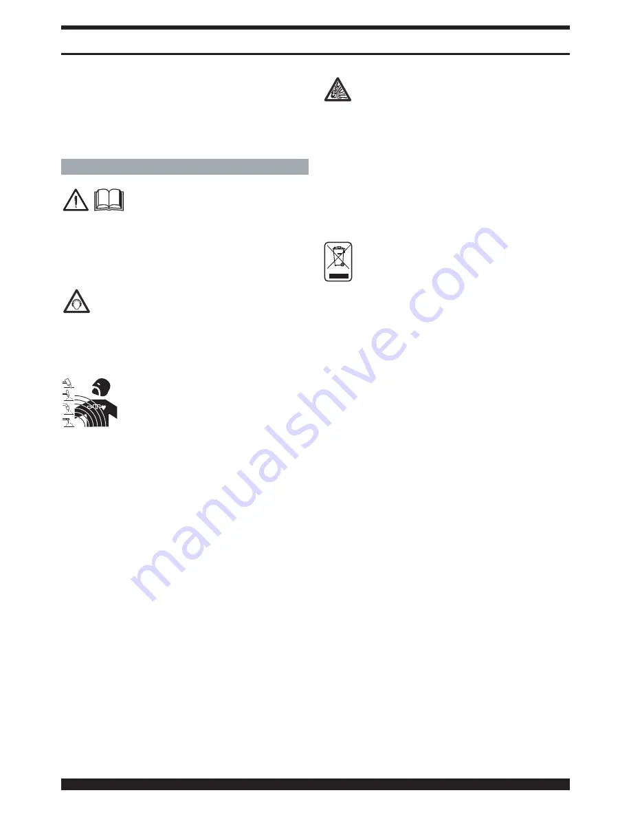 Cebora POWER TIG 1640 DC HF Instruction Manual Download Page 10