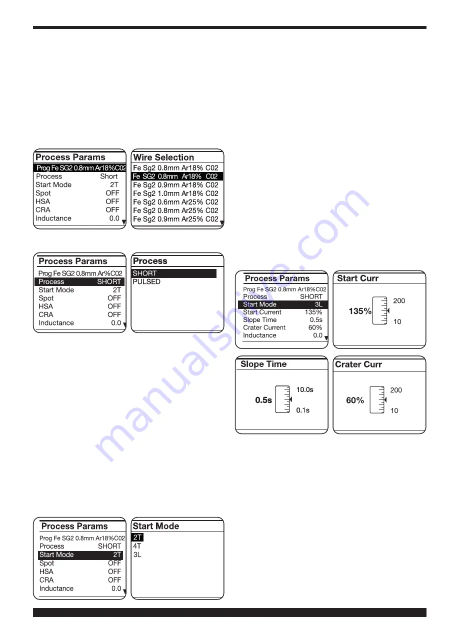 Cebora Synstar Twin 270 T Instruction Manual Download Page 22