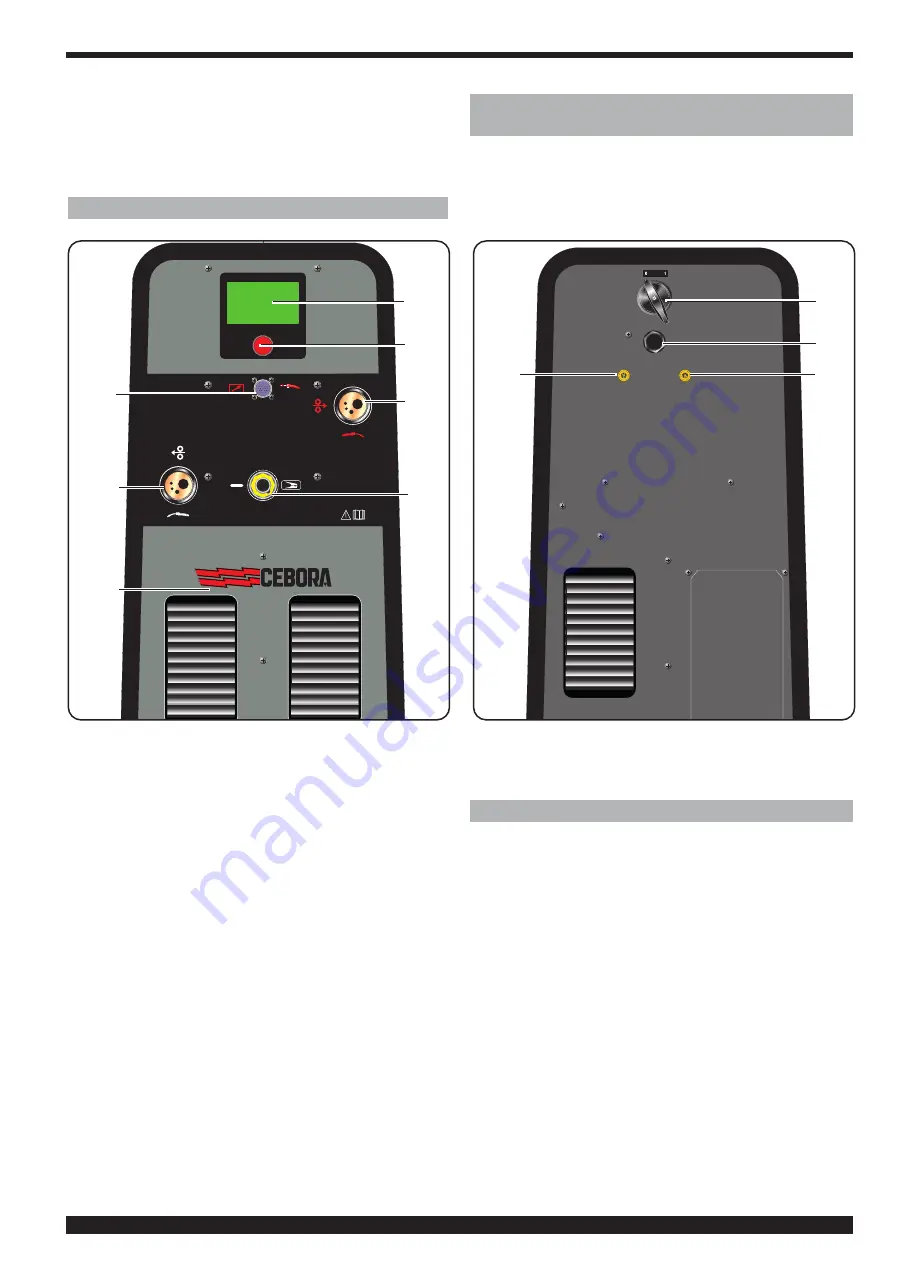 Cebora Synstar Twin 270 T Instruction Manual Download Page 36