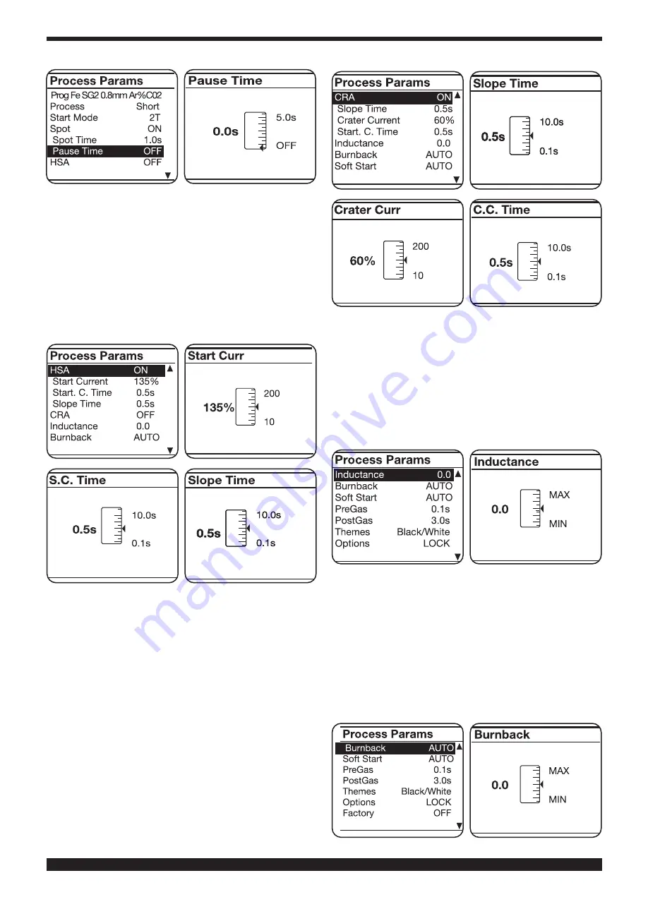 Cebora Synstar Twin 270 T Instruction Manual Download Page 62