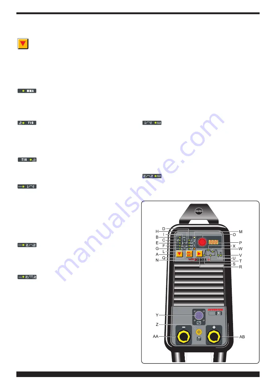 Cebora TIG 2040 Instruction Manual Download Page 60