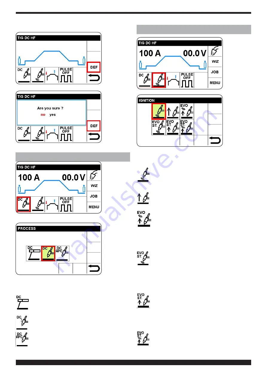 Cebora WIN TIG DC 350 T Instruction Manual Download Page 25