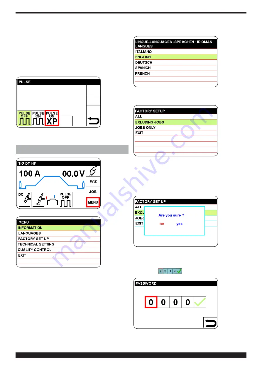 Cebora WIN TIG DC 350 T Instruction Manual Download Page 28