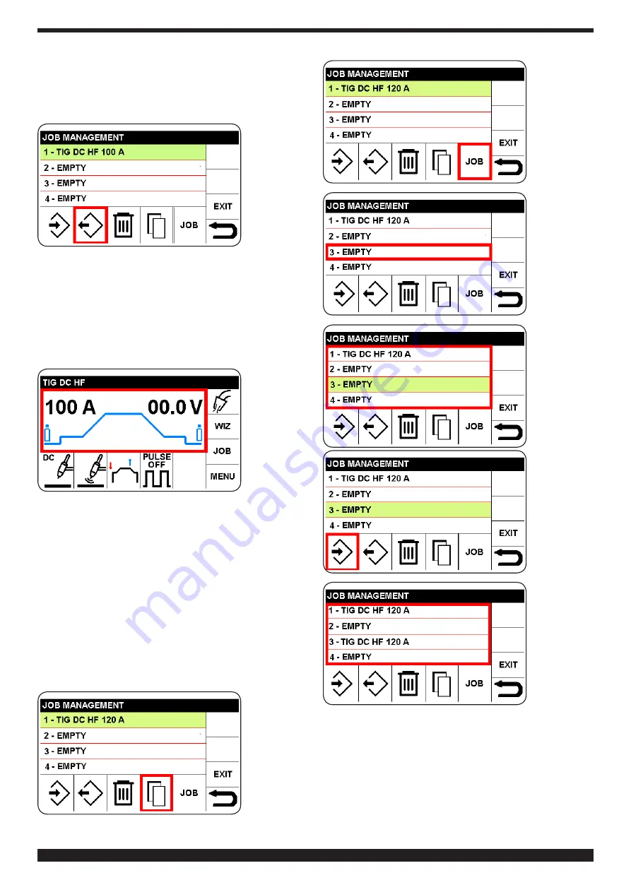 Cebora WIN TIG DC 350 T Instruction Manual Download Page 31