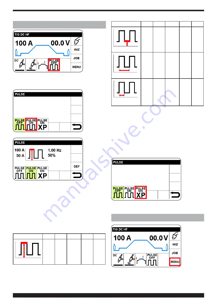 Cebora WIN TIG DC 350 T Instruction Manual Download Page 45