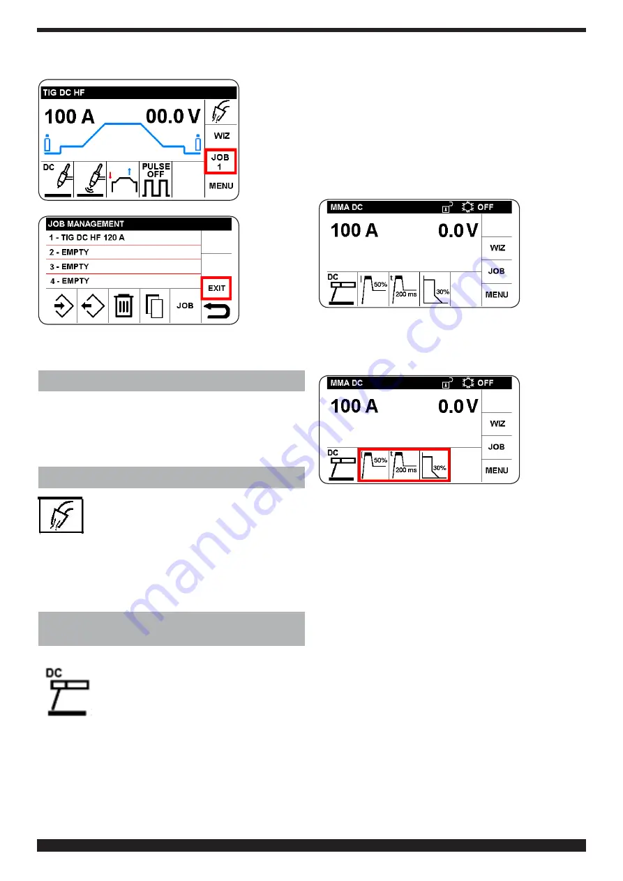 Cebora WIN TIG DC 350 T Instruction Manual Download Page 50