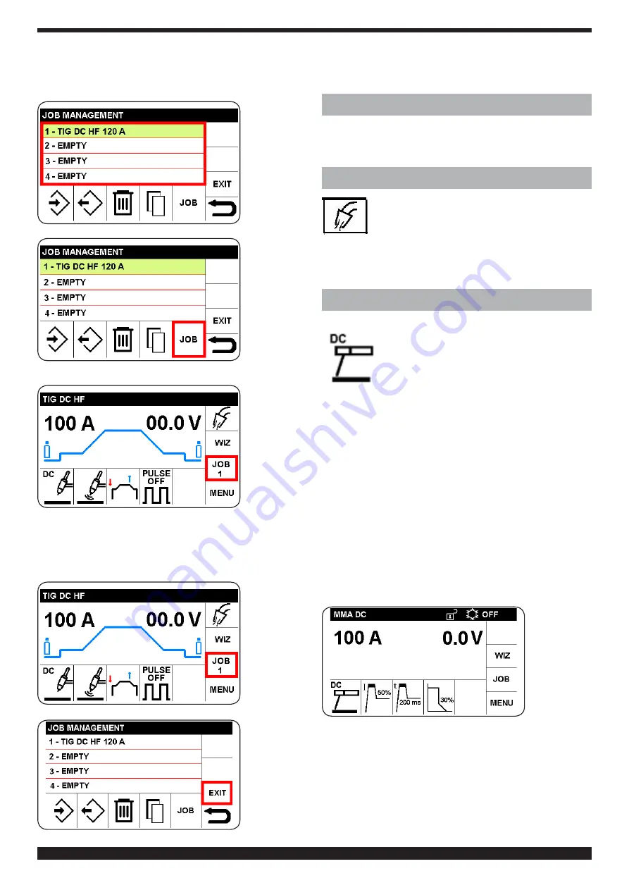 Cebora WIN TIG DC 350 T Instruction Manual Download Page 67