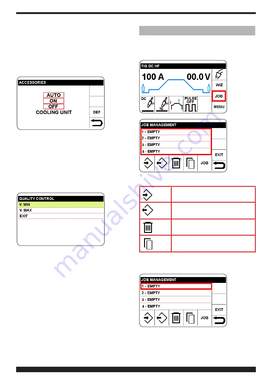 Cebora WIN TIG DC 350 T Instruction Manual Download Page 82