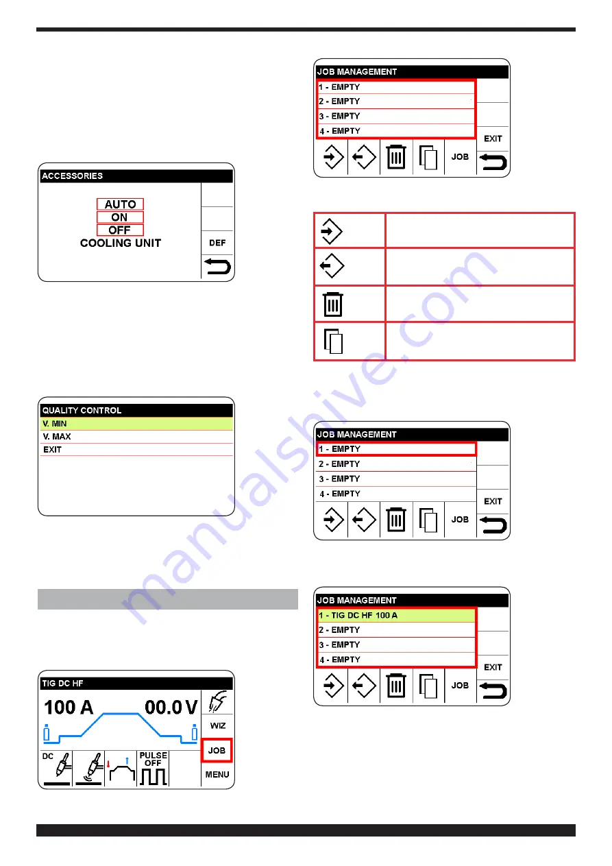 Cebora WIN TIG DC 350 T Instruction Manual Download Page 99