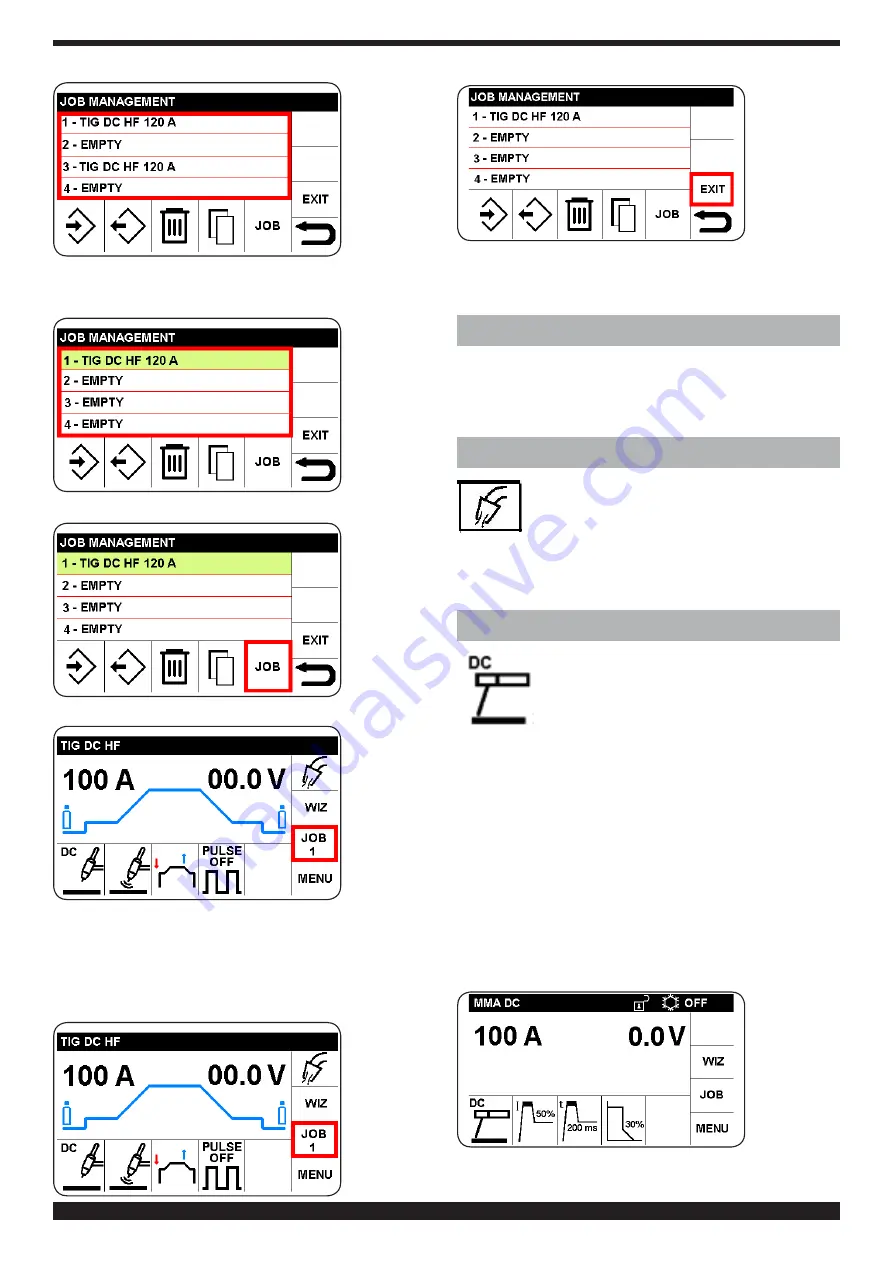 Cebora WIN TIG DC 350 T Instruction Manual Download Page 101