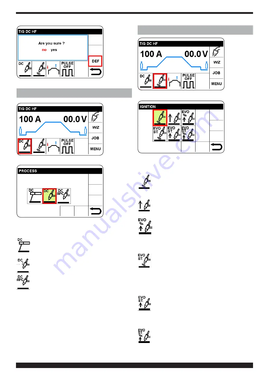 Cebora WIN TIG DC 350 T Instruction Manual Download Page 111