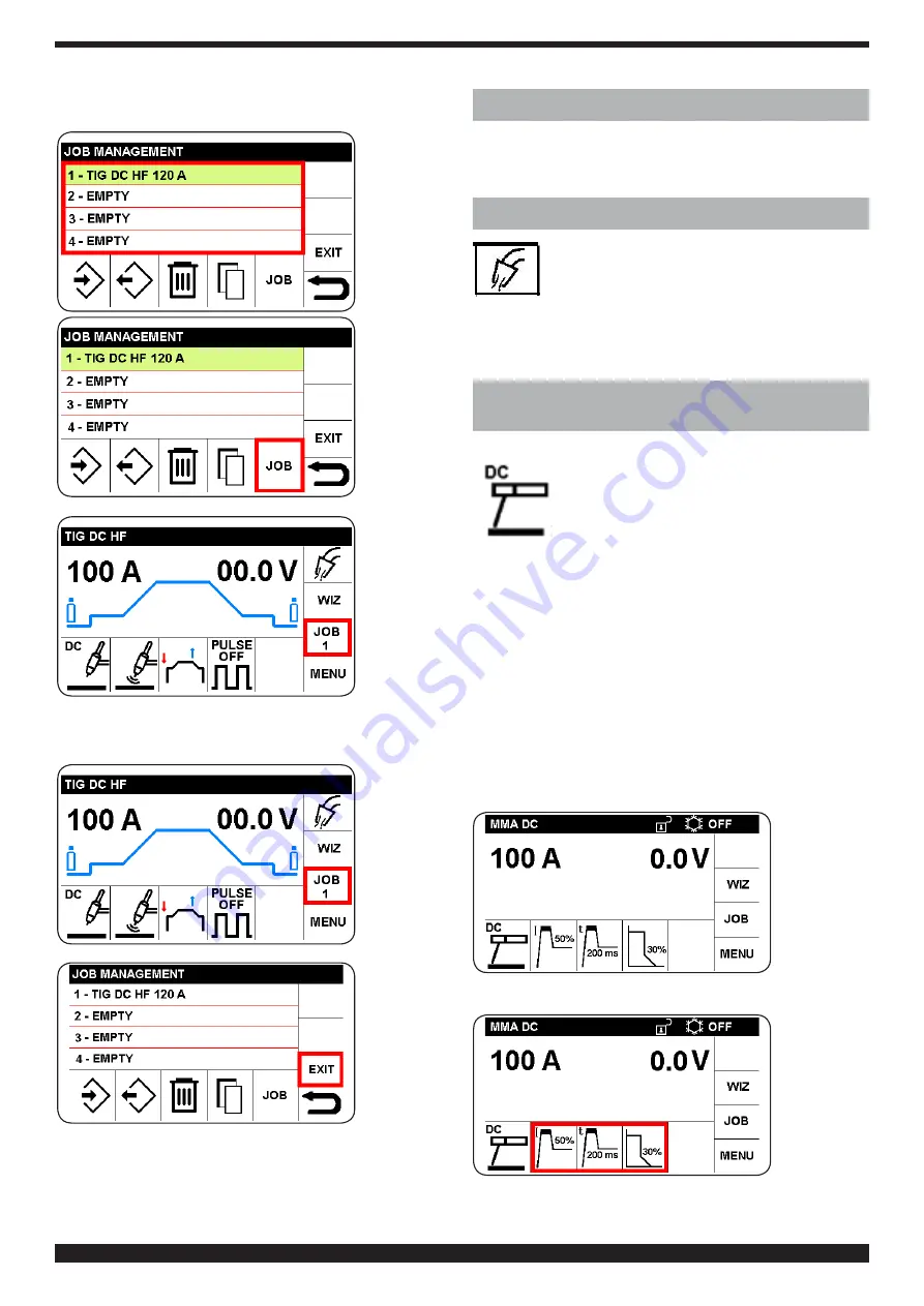 Cebora WIN TIG DC 350 T Instruction Manual Download Page 118