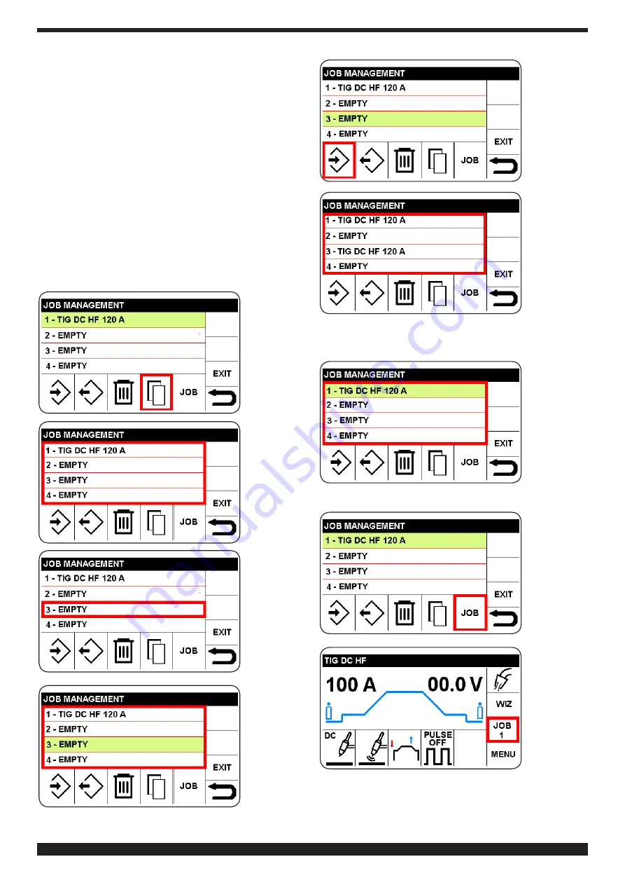 Cebora WIN TIG DC 350 T Instruction Manual Download Page 152