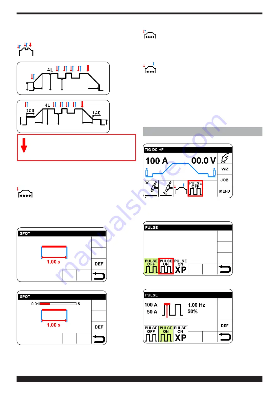 Cebora WIN TIG DC 350 T Instruction Manual Download Page 182