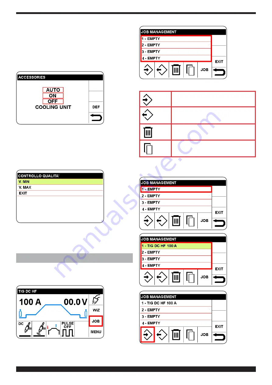 Cebora WIN TIG DC 350 T Instruction Manual Download Page 185