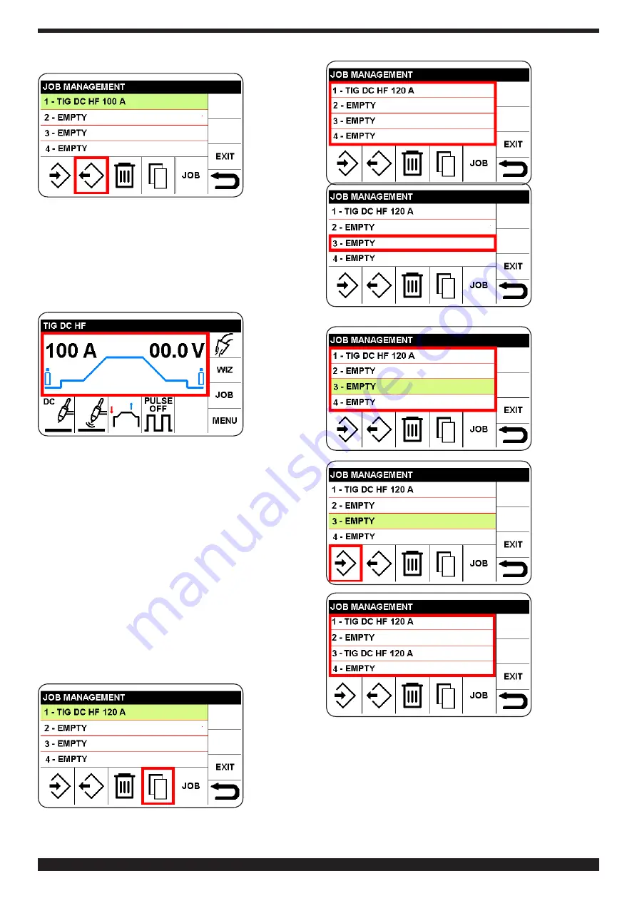 Cebora WIN TIG DC 350 T Instruction Manual Download Page 186