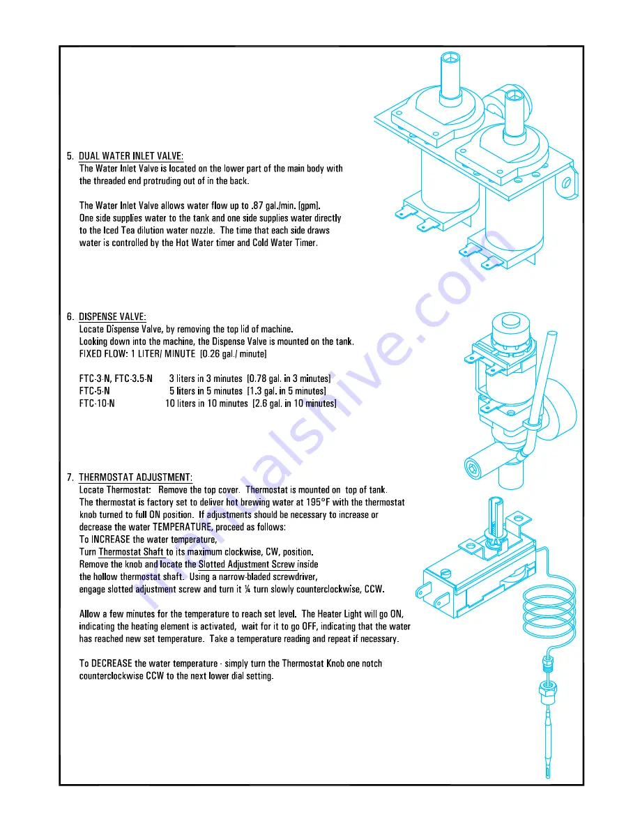 Cecilware FTC-10-N Скачать руководство пользователя страница 6