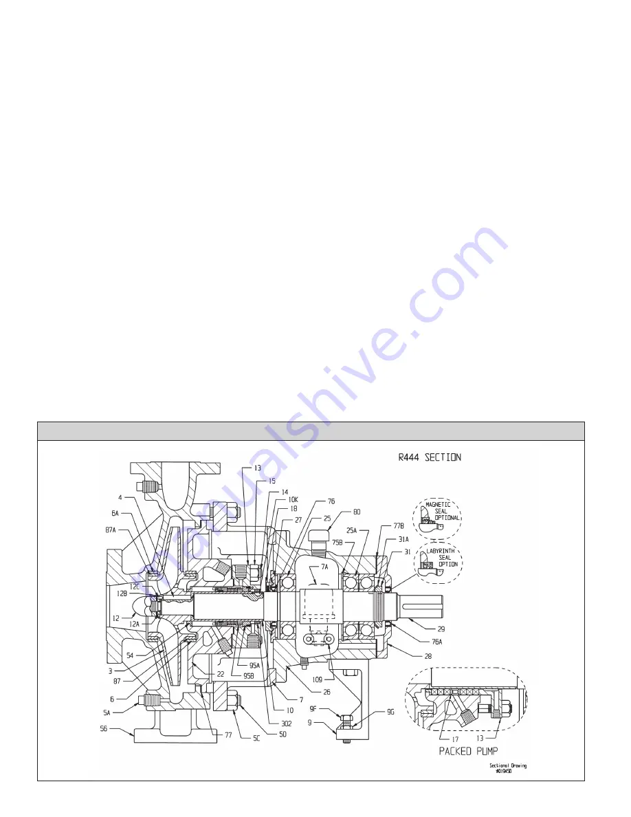 Ceco DEAN PUMP R440 Скачать руководство пользователя страница 18