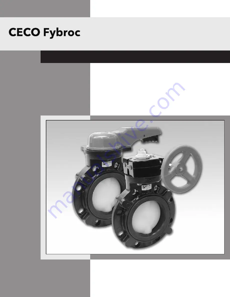 Ceco Fybroc NM WSB Series User Manual Download Page 1